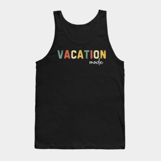 Vintage Vacation Mode For Camping Family Summer in 2024 Tank Top